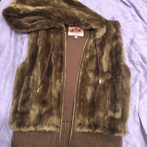 Brand new faux fur Juicy Couture vest!